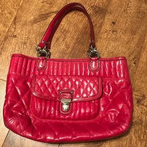 COACH hot pink handbag